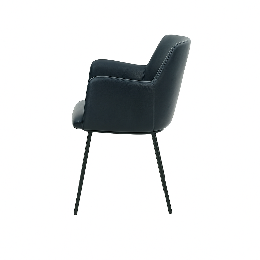 Scaun piele GALBENA | model SIGMA