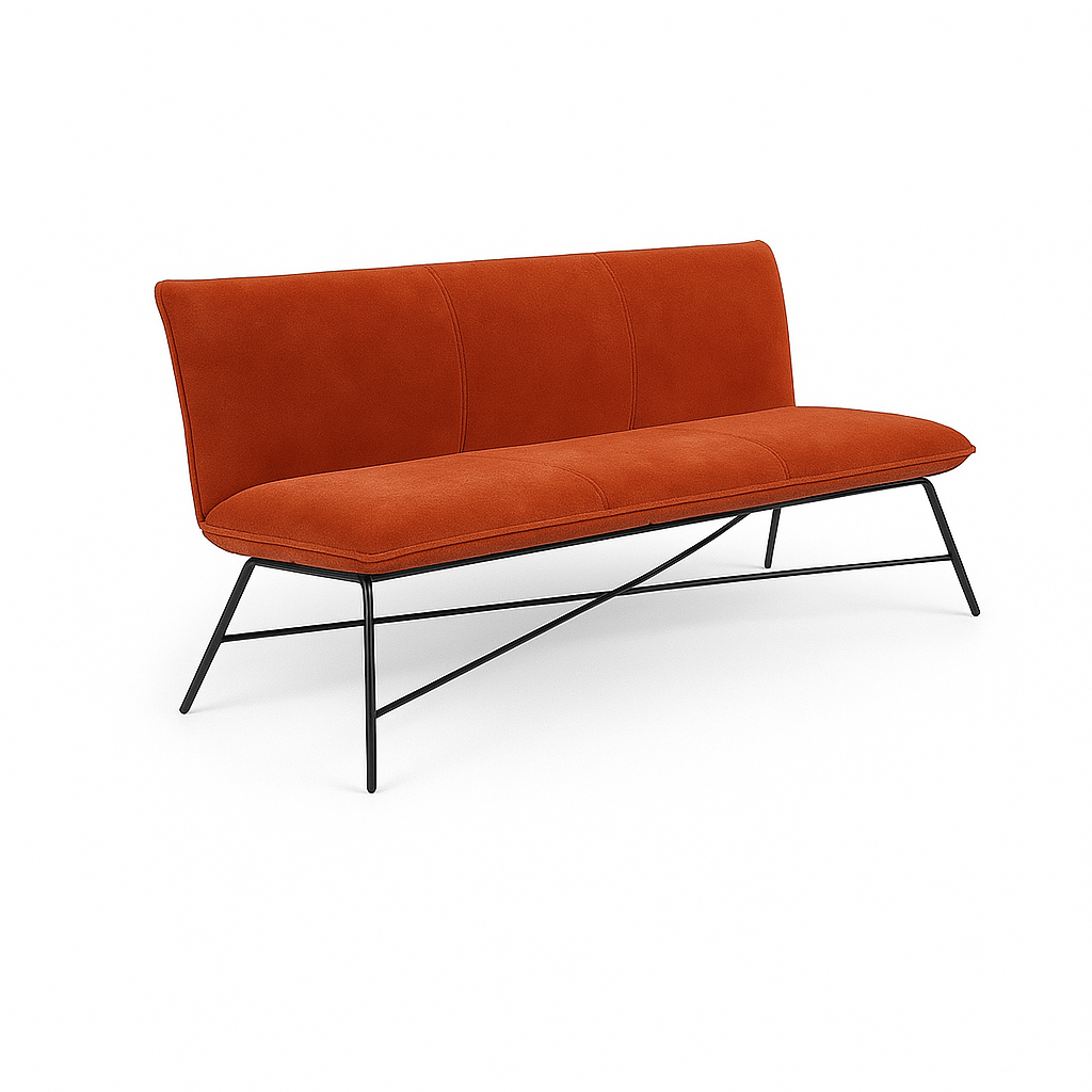 Bancheta catifea ROSCATA | model FLIP