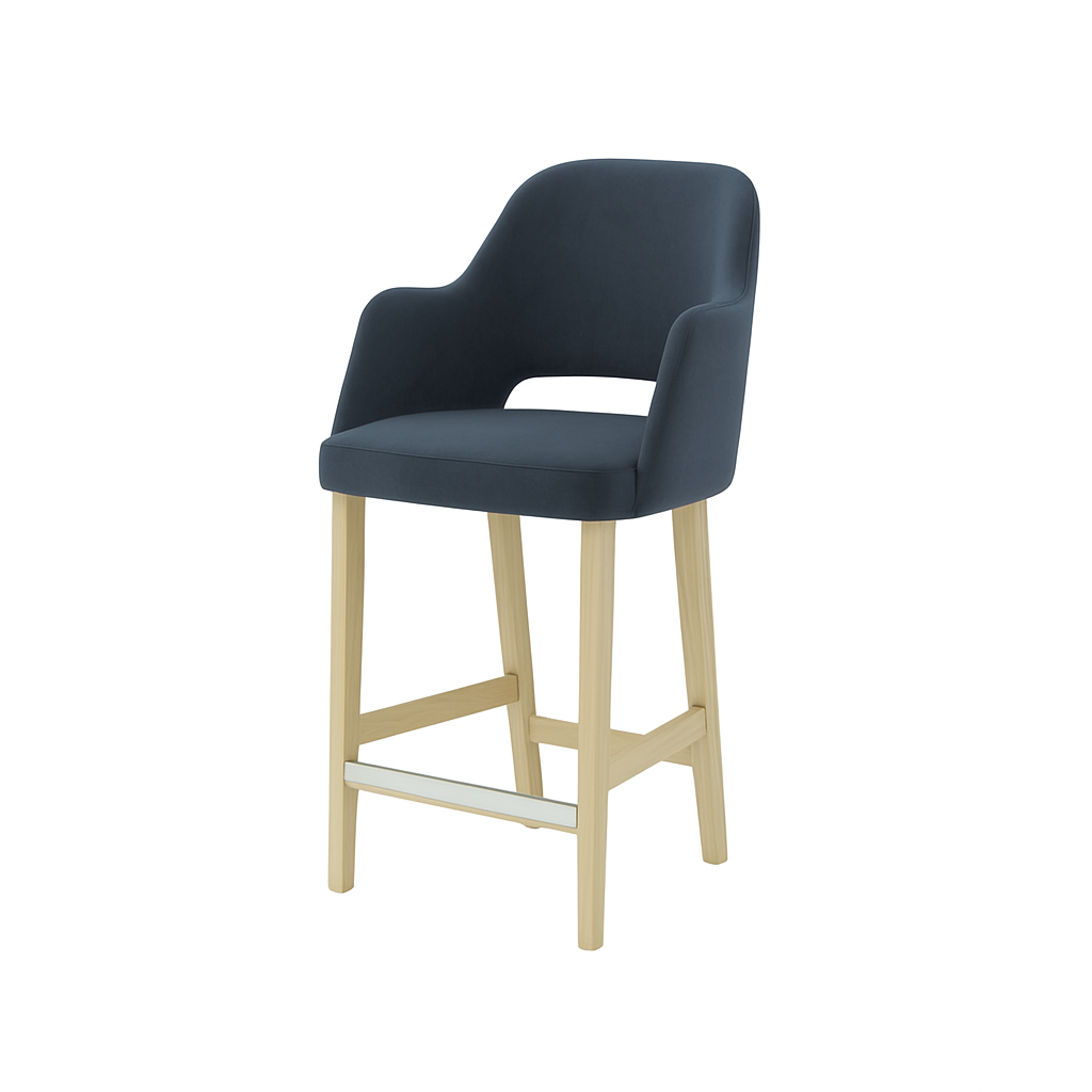 Scaun bar catifea | model APRIL