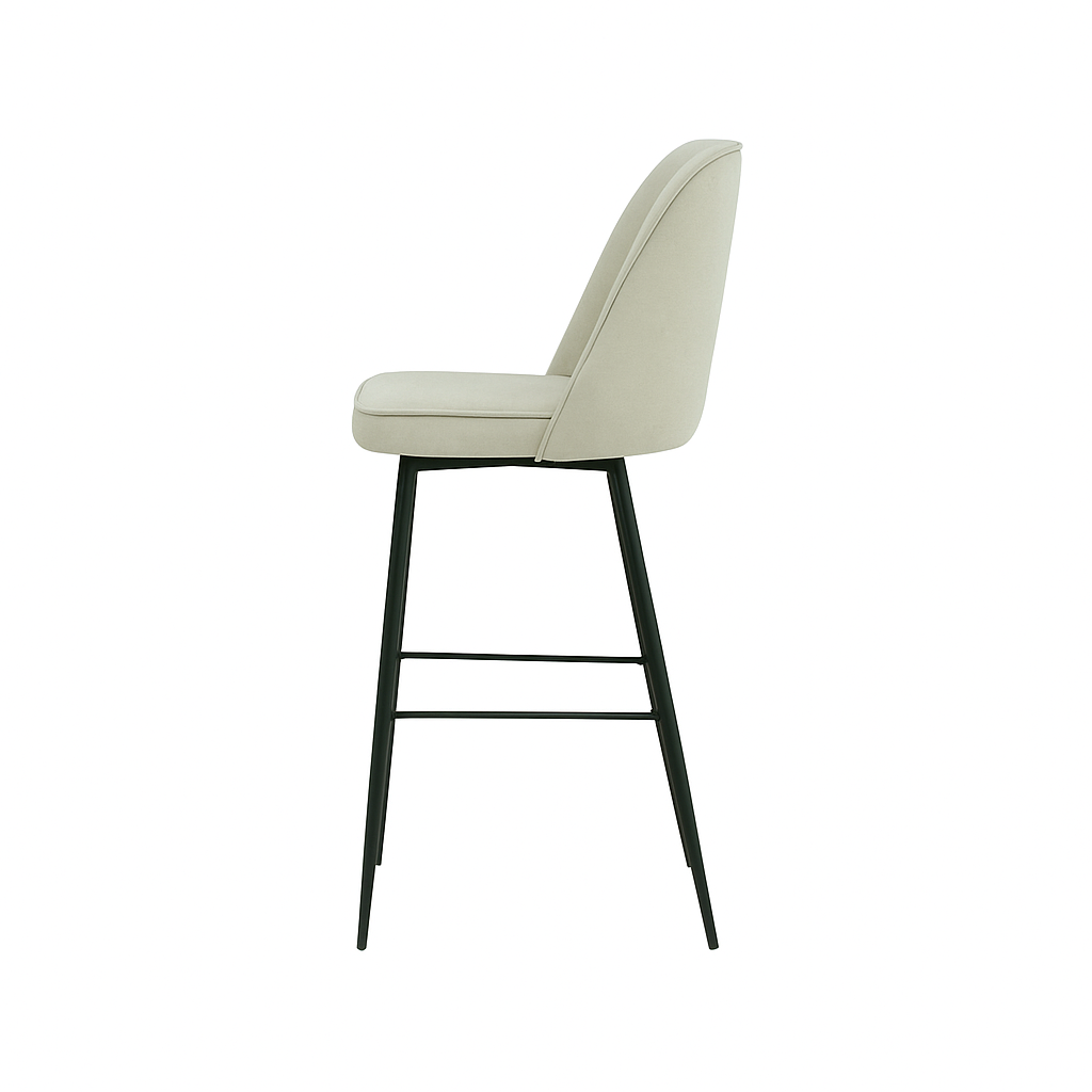 Scaun bar catifea | model FOX