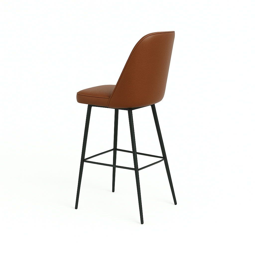 Scaun bar piele naturala ROSIE | model FOX