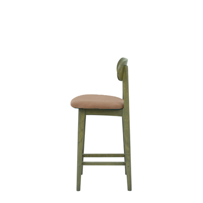 Scaun bar catifea VERDE | model CLEO