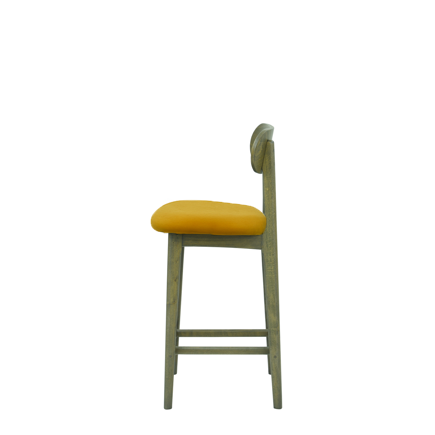 Scaun bar catifea VERDE | model CLEO