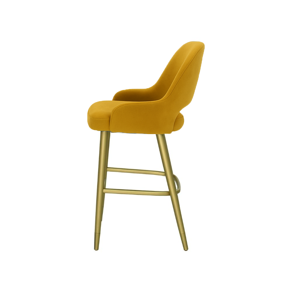 Scaun bar catifea | model HUGO