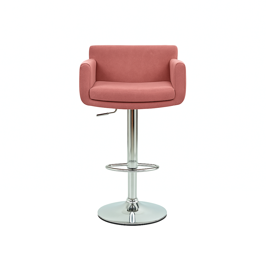 Scaun bar catifea ROZ | model IDA