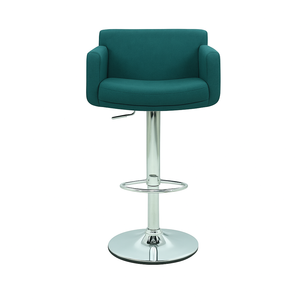 Scaun bar catifea VERDE | model IDA