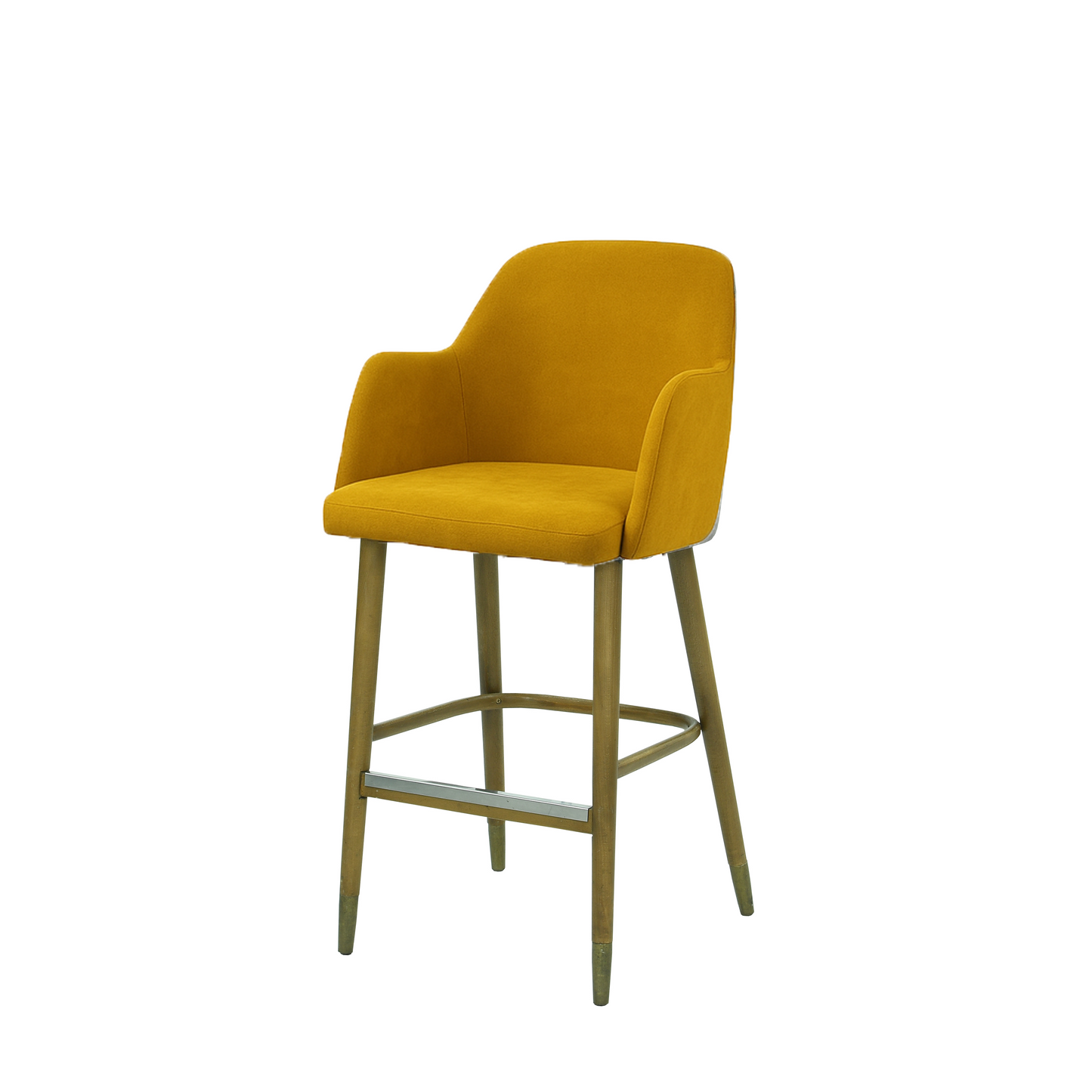 Scaun bar catifea VERDE | model PINO