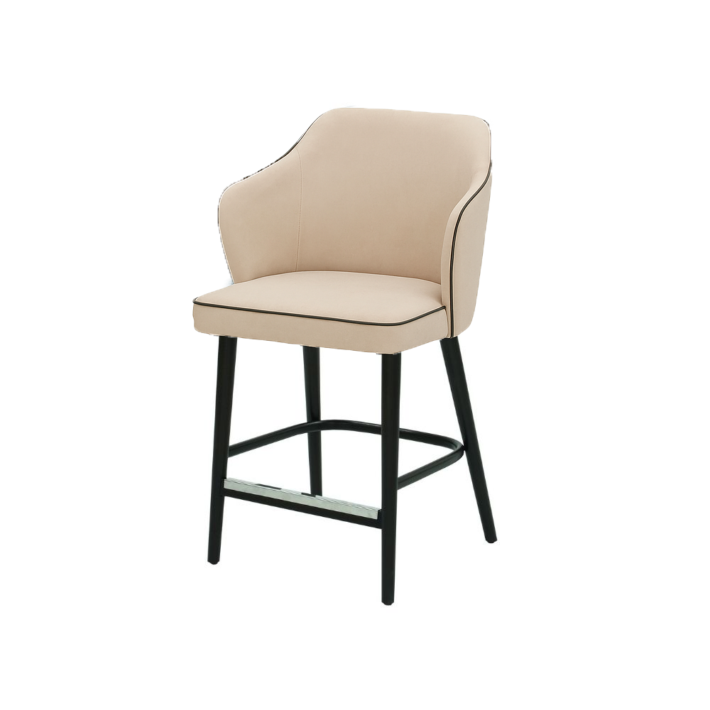 Scaun bar catifea BORDO | model ZEUS