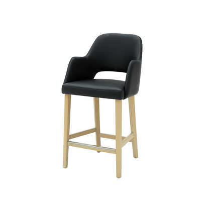 Scaun bar piele VERDE | model APRIL