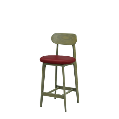 Scaun bar piele GALBENA | model CLEO