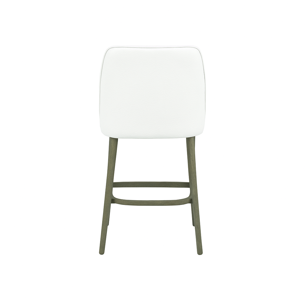 Scaun bar piele VERDE | model GINA