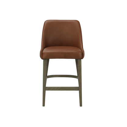 Scaun bar piele ALBASTRA | model GINA