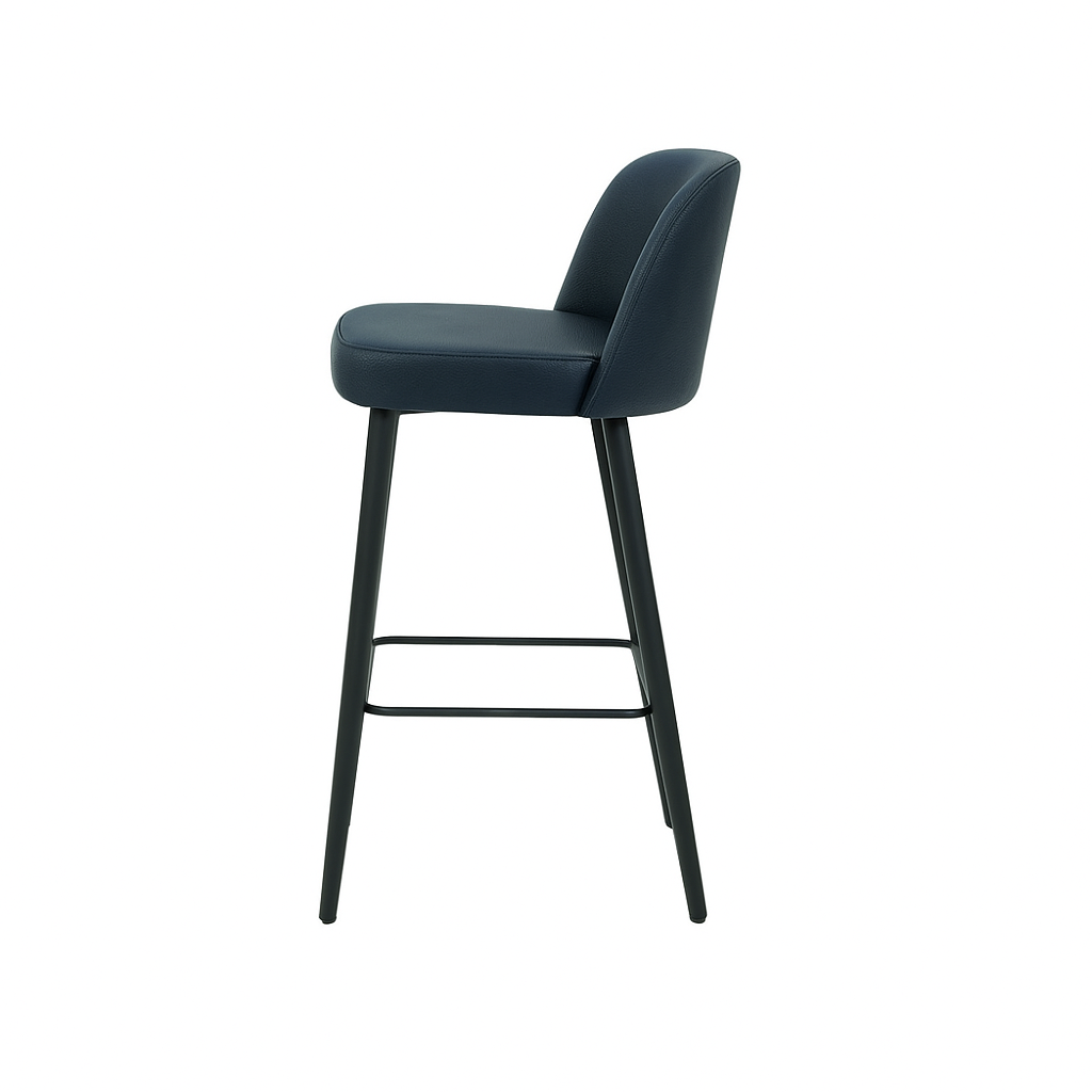 Scaun bar piele VERDE | model IVA