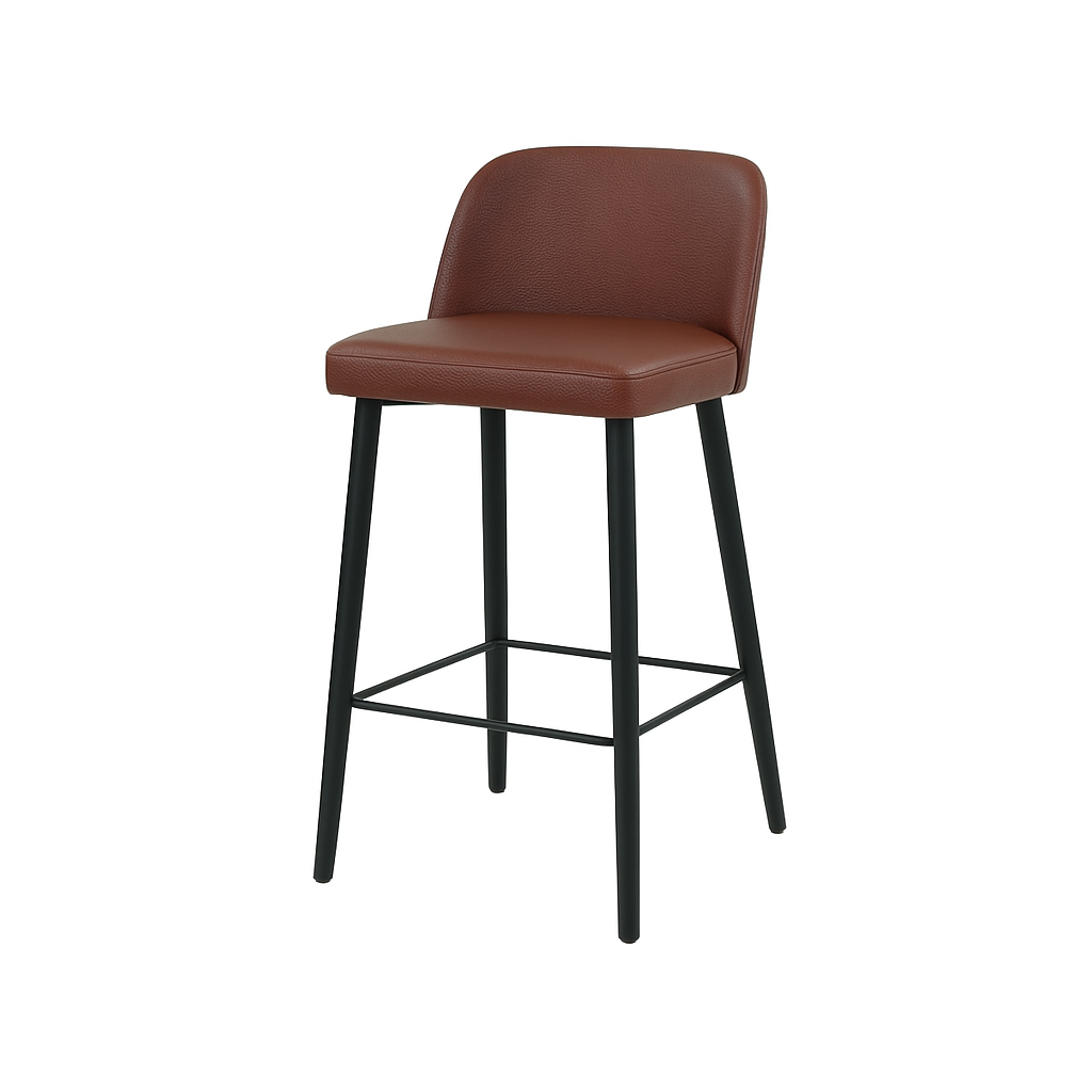 Scaun bar piele GALBENA | model IVA