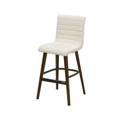 Scaun bar piele naturala BEJ | model RIGA