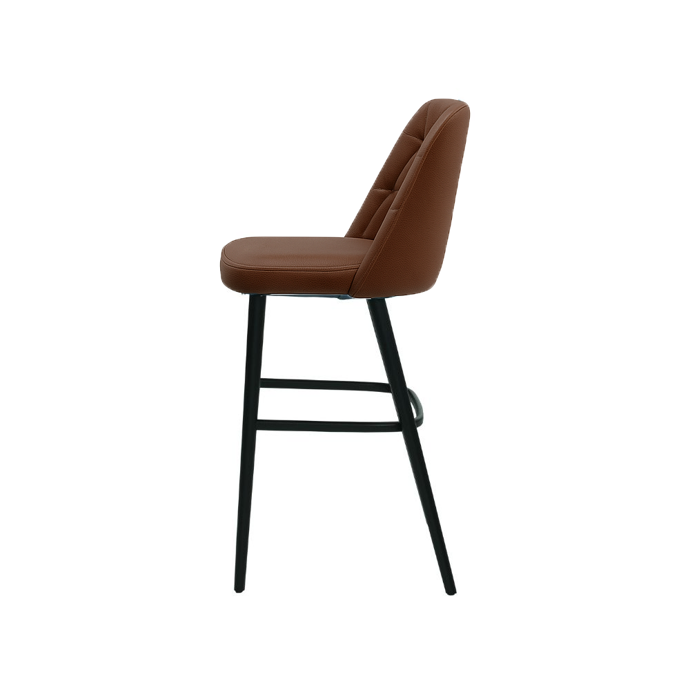 Scaun bar piele BORDO | model SCOT