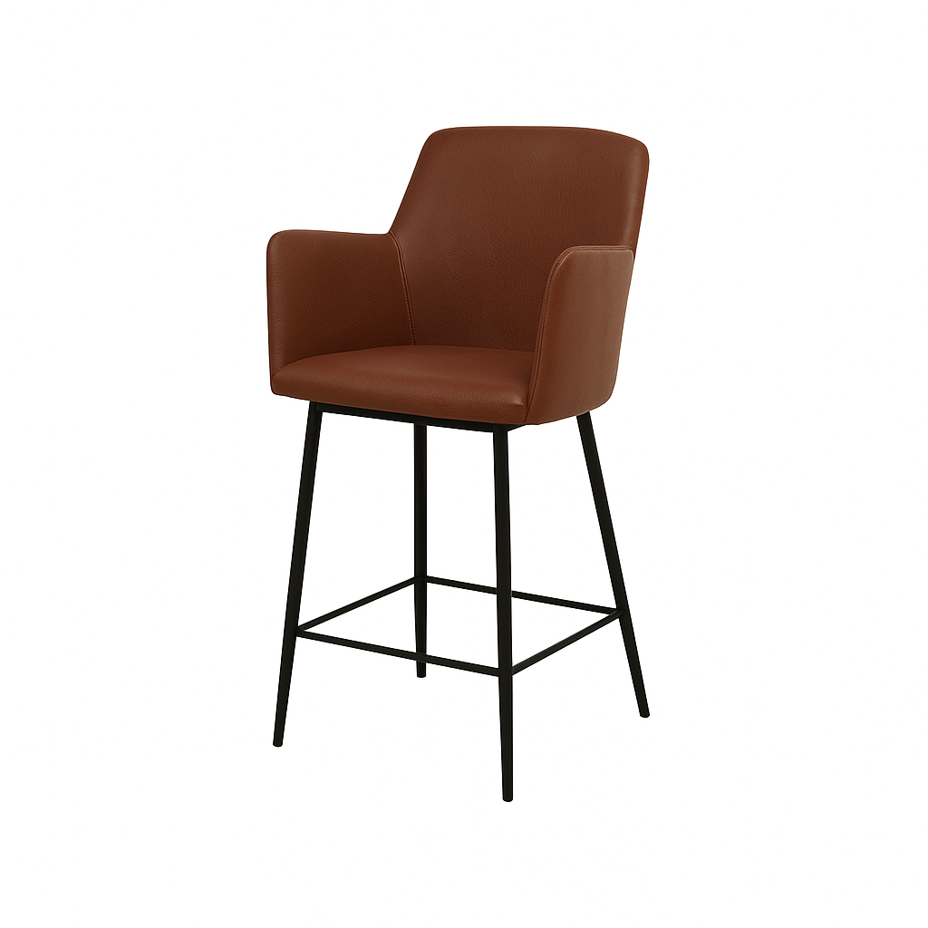 Scaun bar piele ALBASTRA | model SIGMA