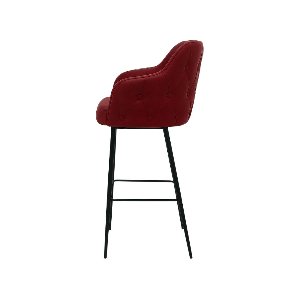 Scaun bar piele BEJ | model TEONA