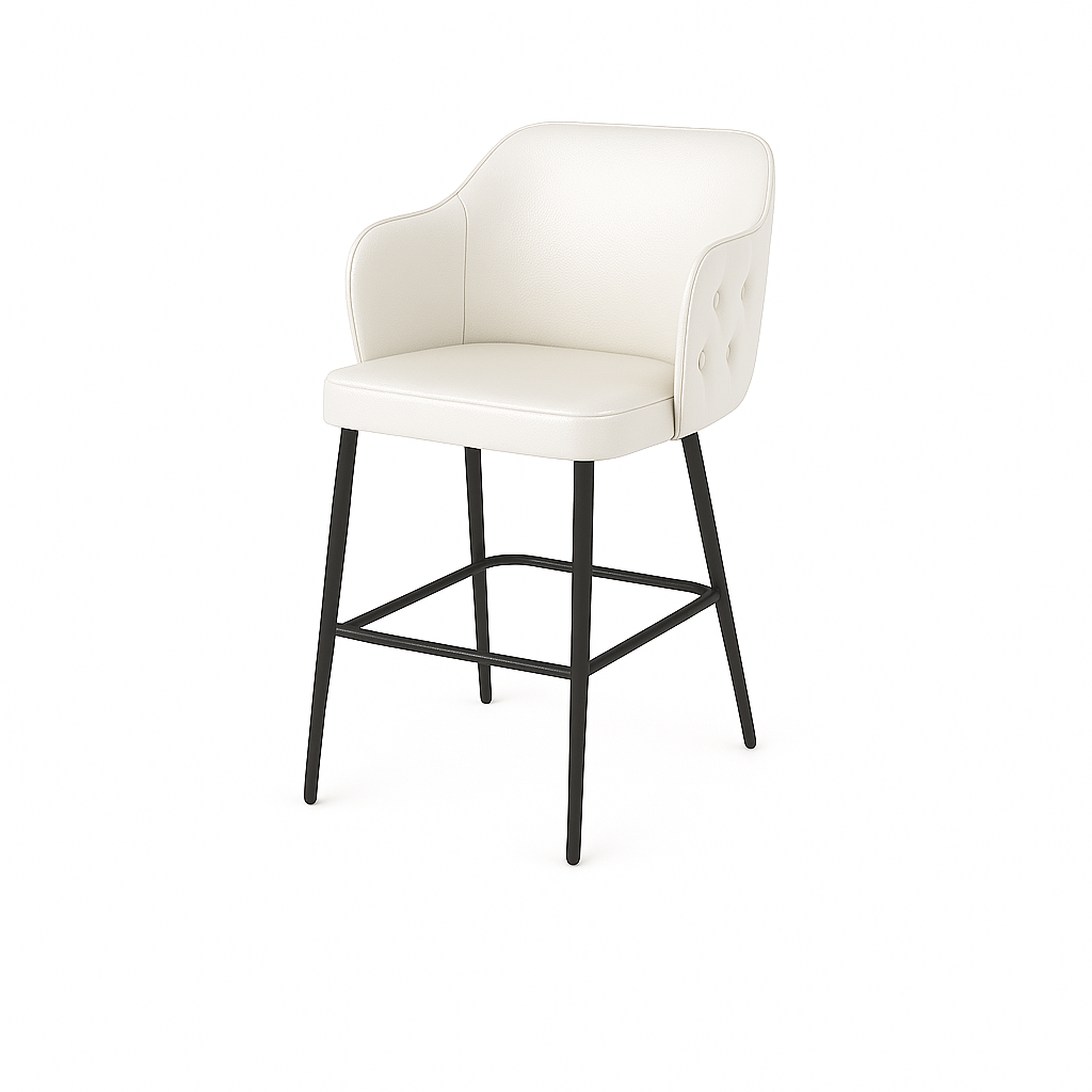 Scaun bar piele VERDE | model TEONA