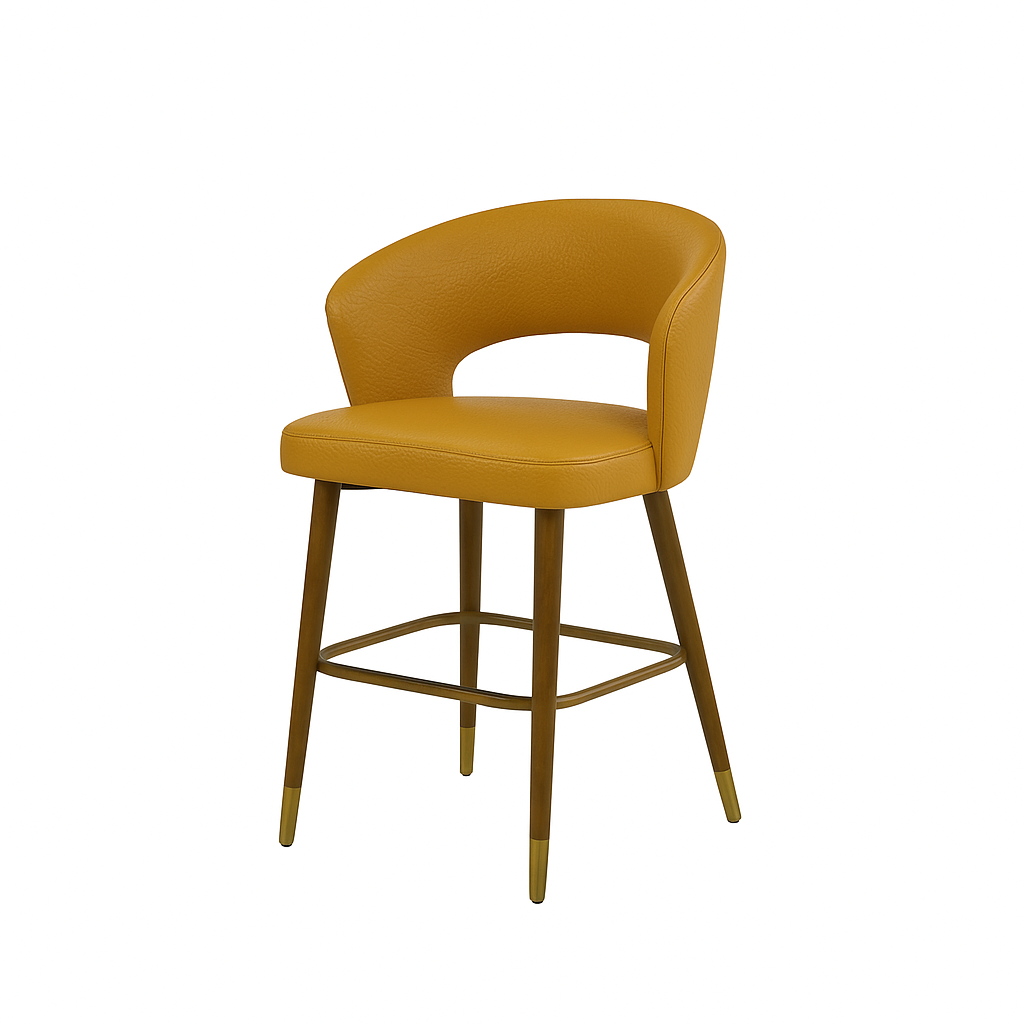 Scaun bar piele naturala | model THOMAS