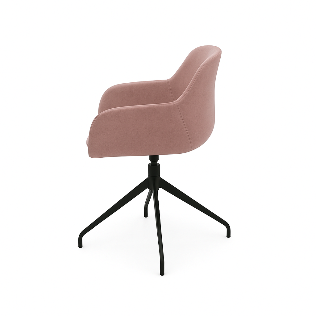 Scaun catifea ROZ | model FEBE