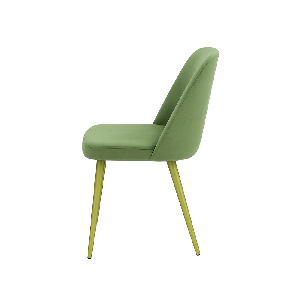 Scaun catifea ALBASTRA | model FOX