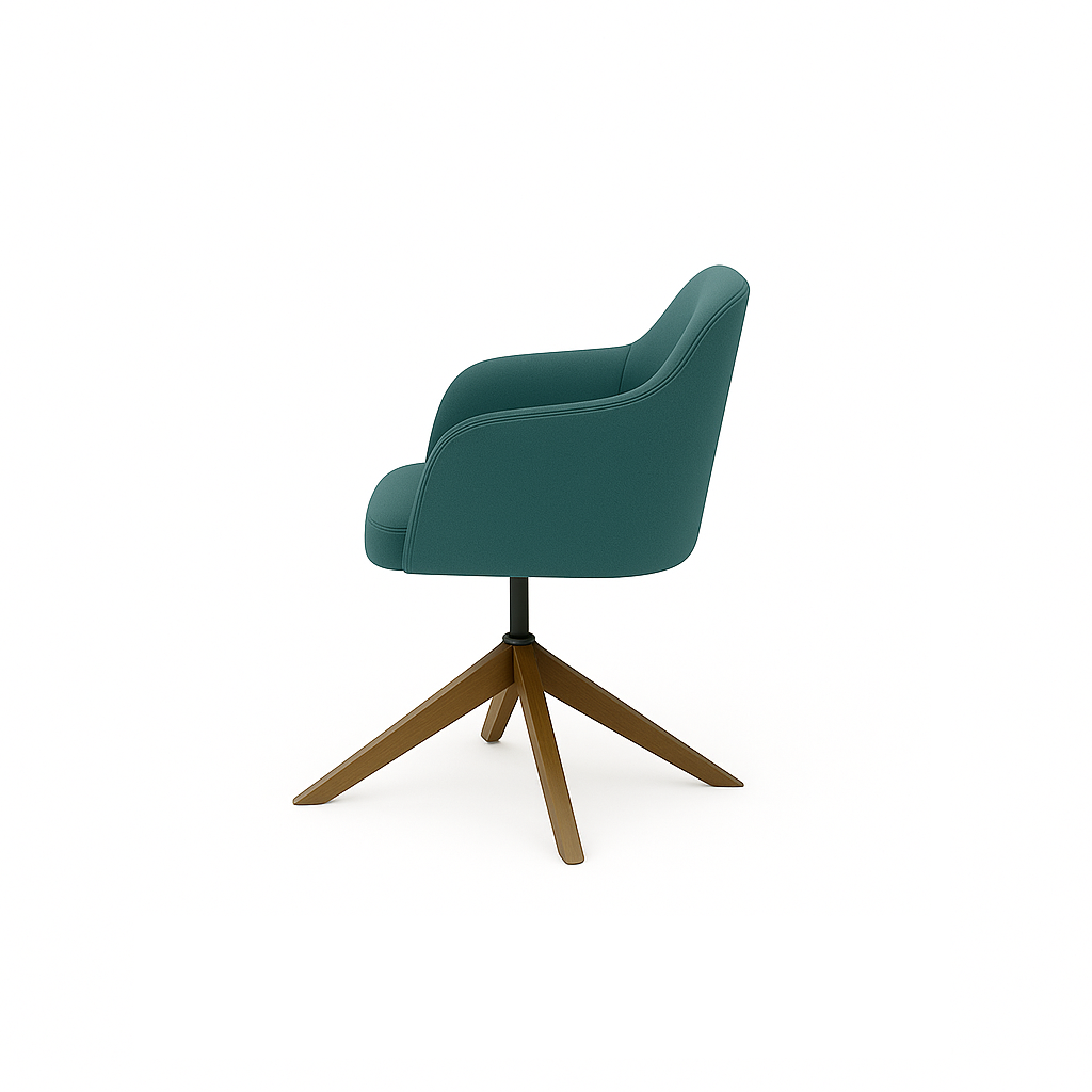 Scaun catifea ALBASTRA | model ROBI