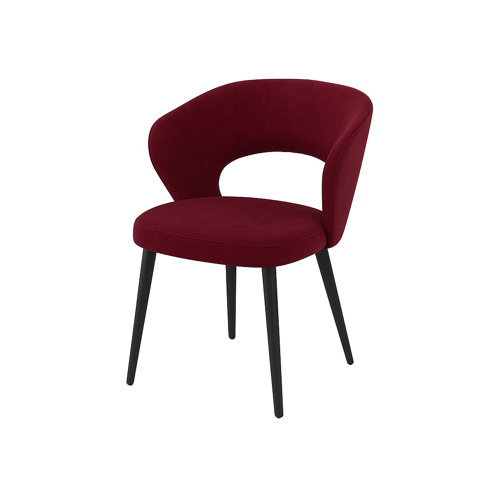 Scaun catifea ALBASTRA | model CASIUS