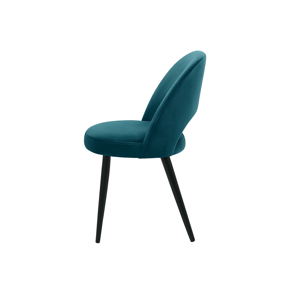 Scaun catifea ALBASTRA | model RON