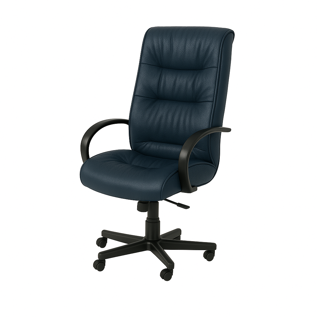 Scaun birou ergonomic piele ALBASTRA | model BIG STAR P