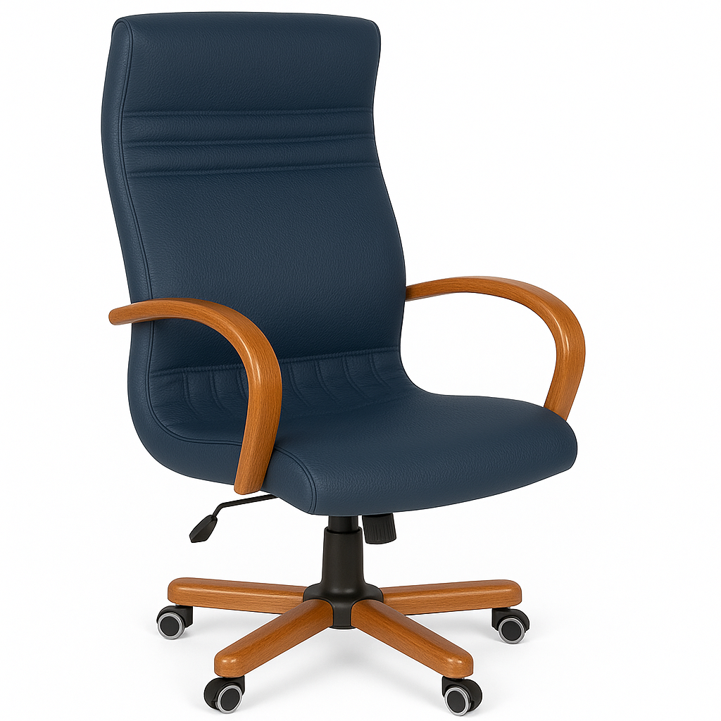 Scaun birou piele ALBA | model GOLD P