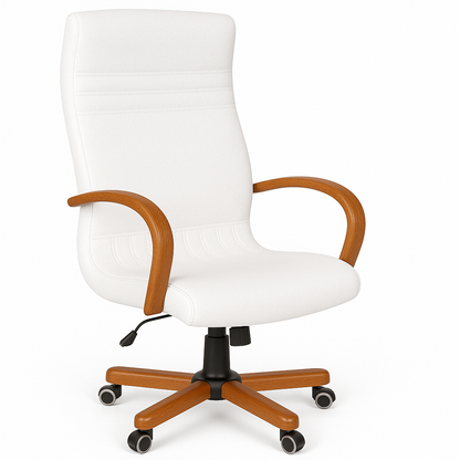 Scaun birou piele ALBASTRA | model GOLD P