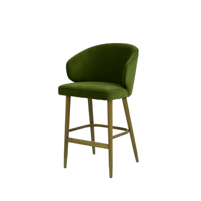Scaun insula catifea ALBASTRA | model CAPRICE