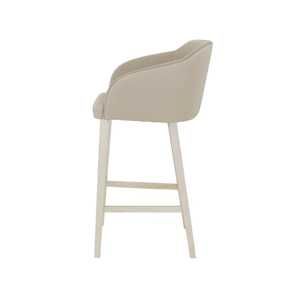 Scaun insula catifea ALBASTRA | model CROCO