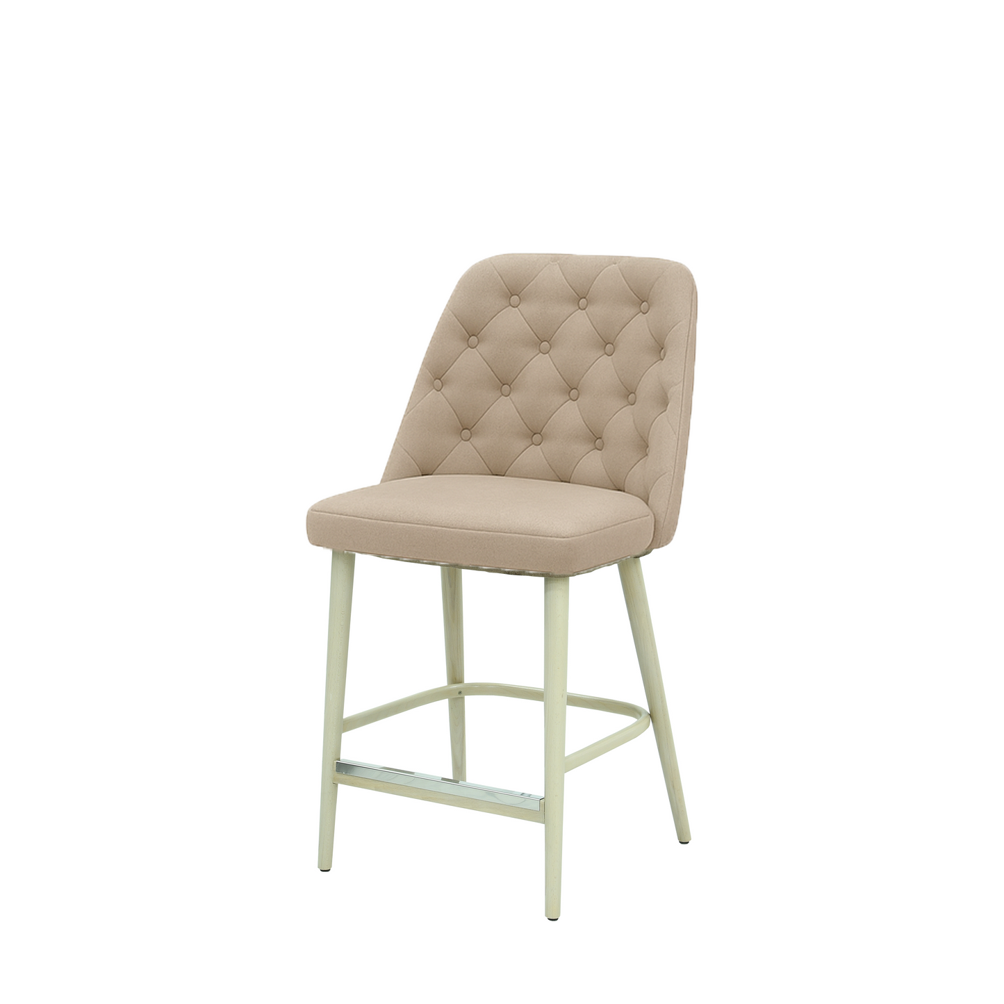 Scaun insula catifea GALBENA | model SCOT