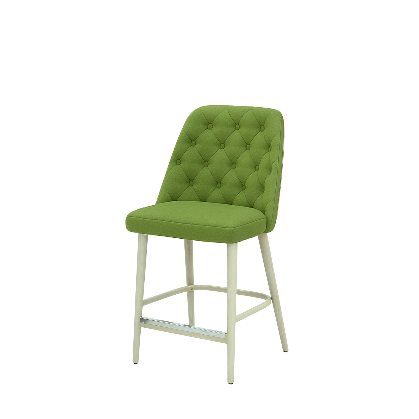 Scaun insula catifea GALBENA | model SCOT