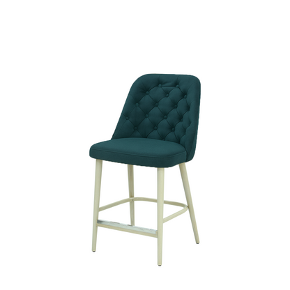 Scaun insula catifea GALBENA | model SCOT