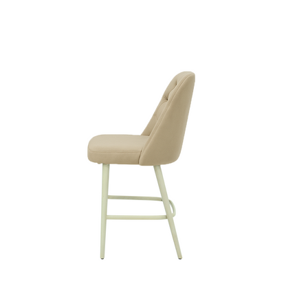 Scaun insula catifea GALBENA | model SCOT