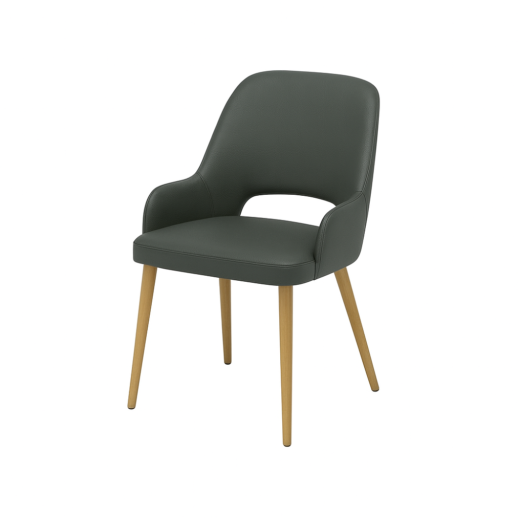 Scaun piele ALBA | model HUGO