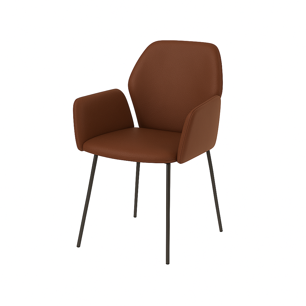 Scaun piele ALBASTRA | model PETRA