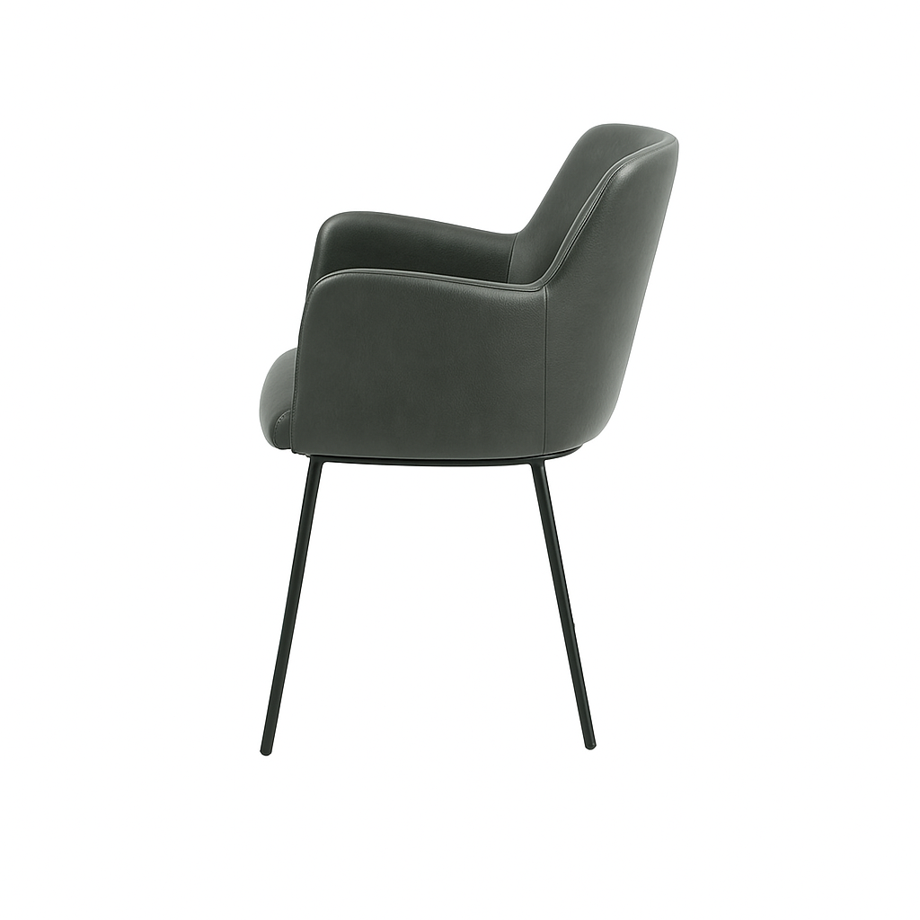 Scaun piele GALBENA | model SIGMA